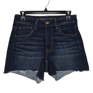 American Eagle High Waisted Shortie Jean Shorts